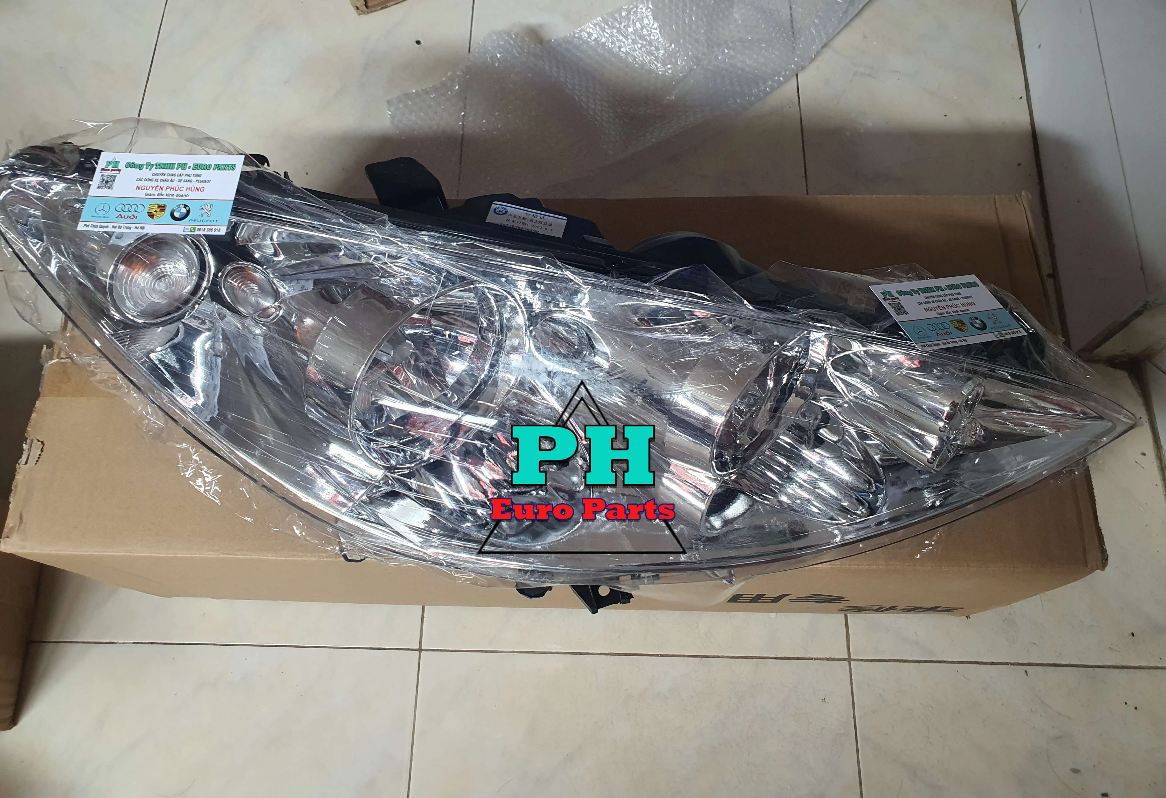 ĐÈN PHA PHẢI PEUGEOT 408 ĐỜI2013-2016 (OEM) C968857580  C9 688 575 80
